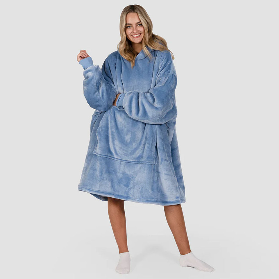 Blue Blanket Hoodie by Bambury